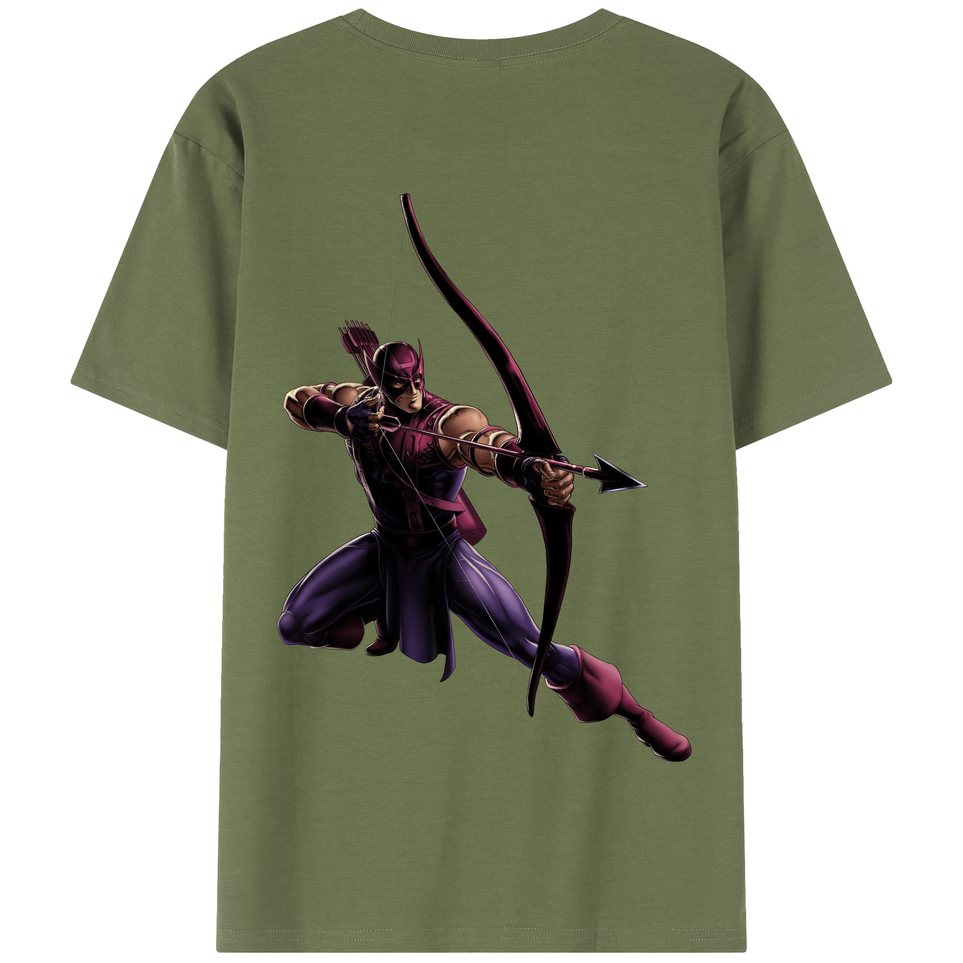 （画像用） アベンジャーズ The Avengers 綿100％半袖Tシャツ（背面プリント）